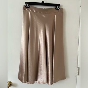 NWT Alex Marie Satin Midi Skirt